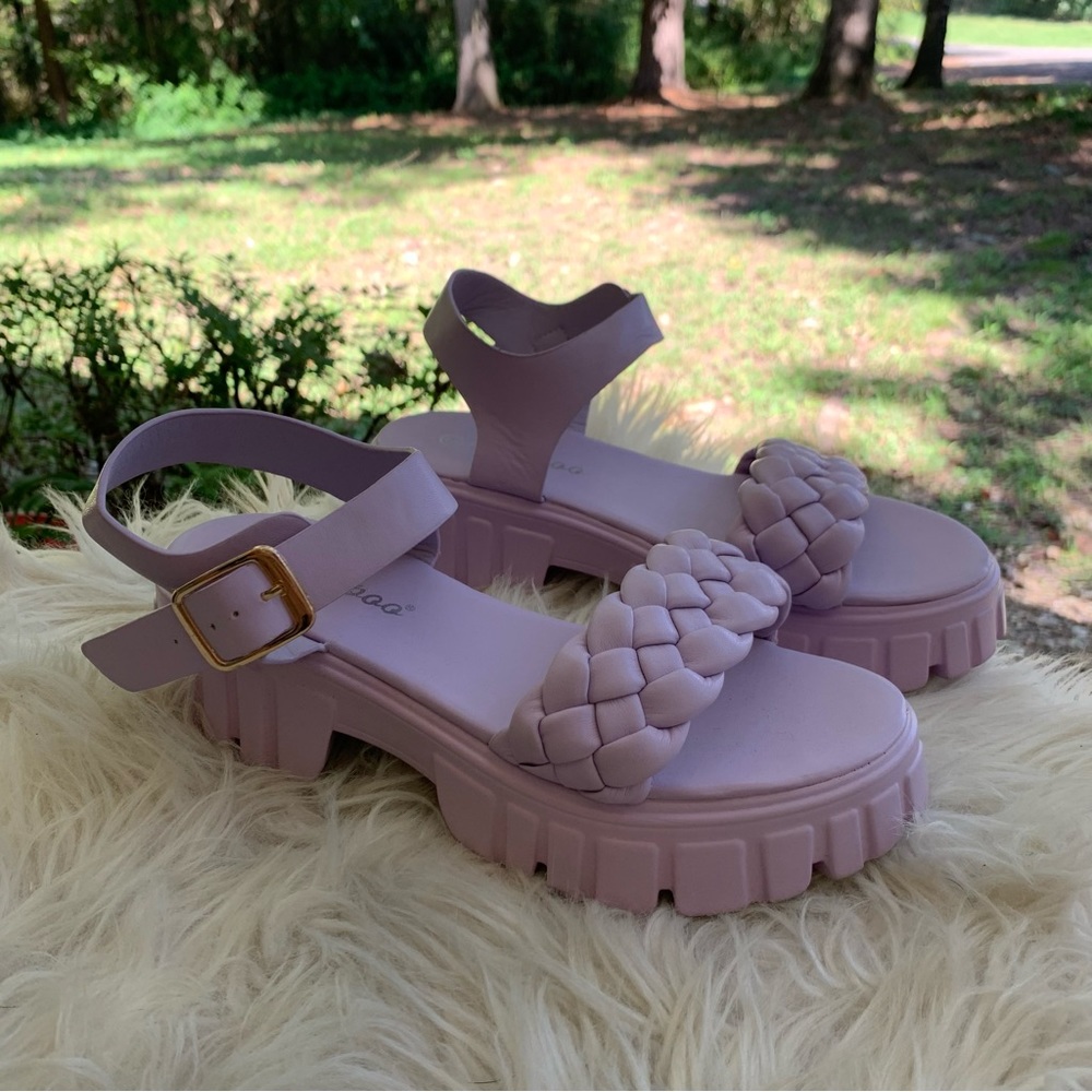 Weeboo Lilac Platform Sandals